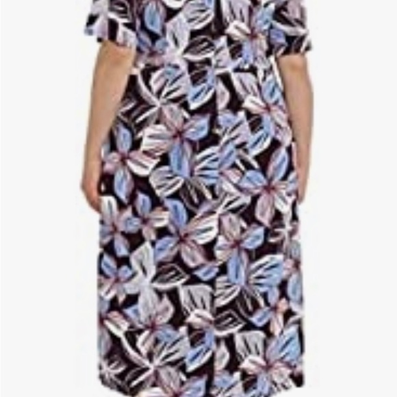 Maggy London Women's Plus Size Waist TIE WRAP Skirt Dress - Picture 3 of 3